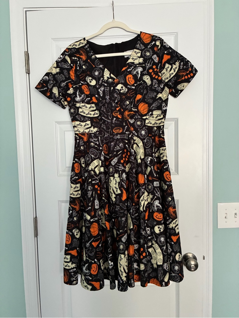 Magnolia Park Gothic Halloween Print Dress